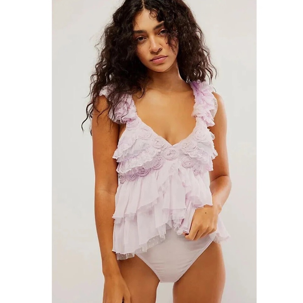 Free People All Dolled Up Bodysuit NWOT - Picture 2 of 8